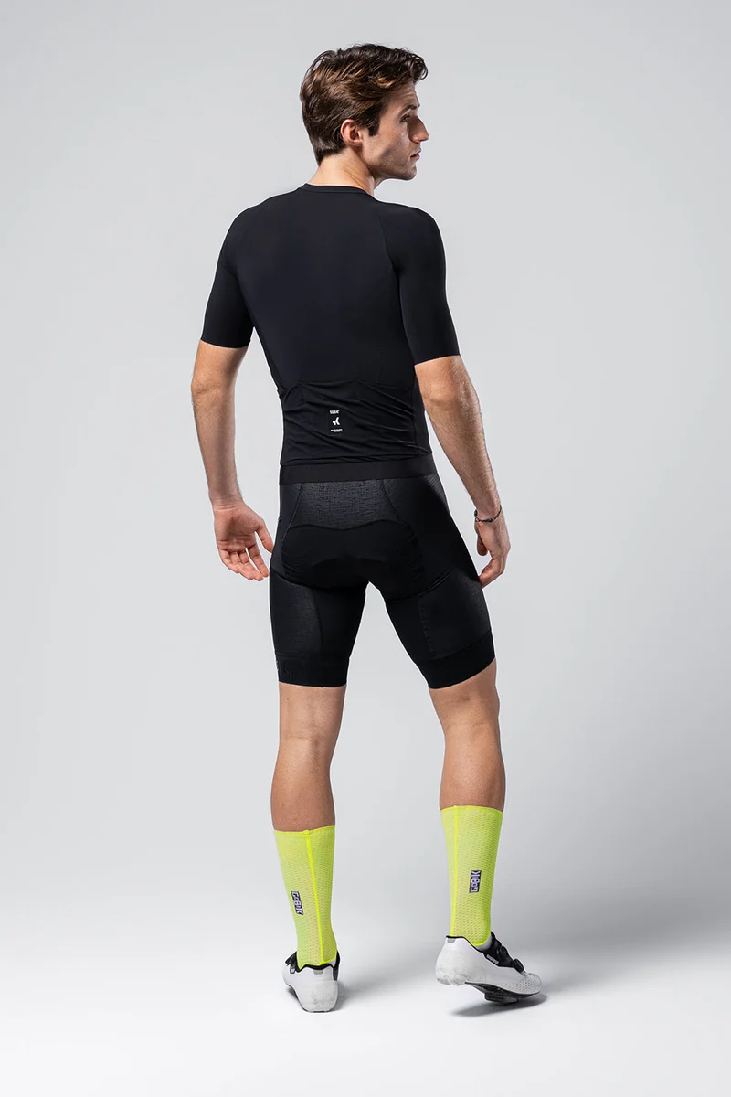Kurzarmtrikot CX Solid HK Gobik Unisex Schwarz