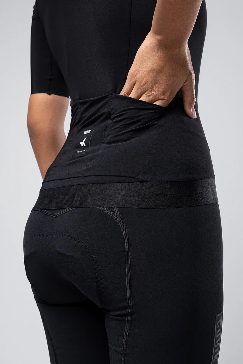 Kurzarmtrikot CX Solid HK Gobik Unisex Schwarz