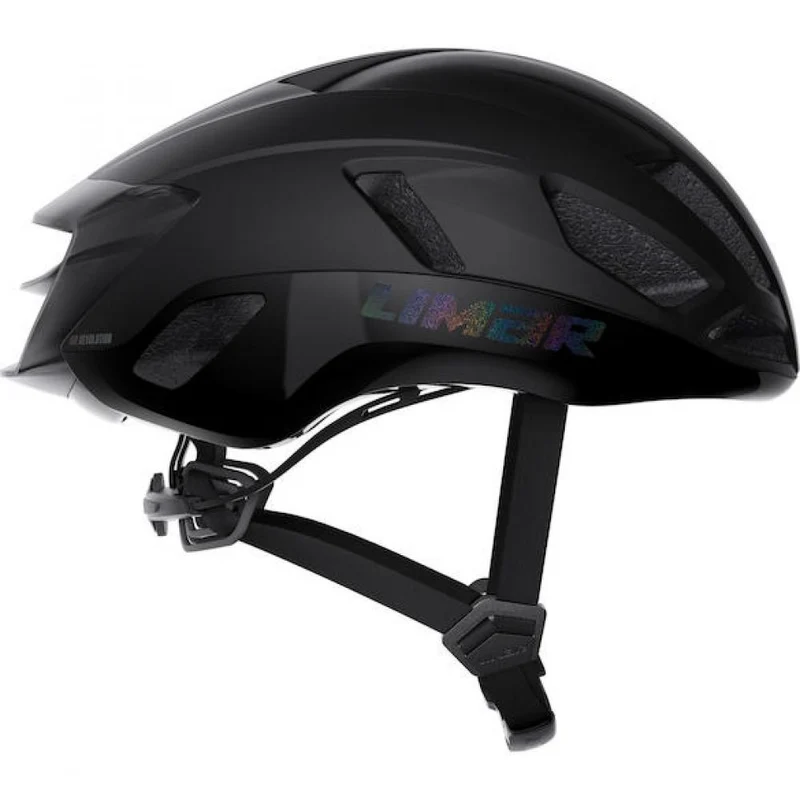 Limar Air Atlas Iridescent Matt Black S Schwarz - aerodynamischer Rennradhelm mit Top-Belüftung