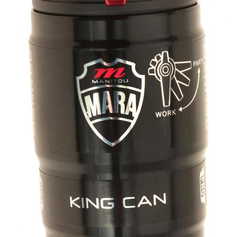 Manitou Federbein Mara Pro Inline Trunnion 185 x 52,5 mm Schwarz - High-Performance Dämpfer