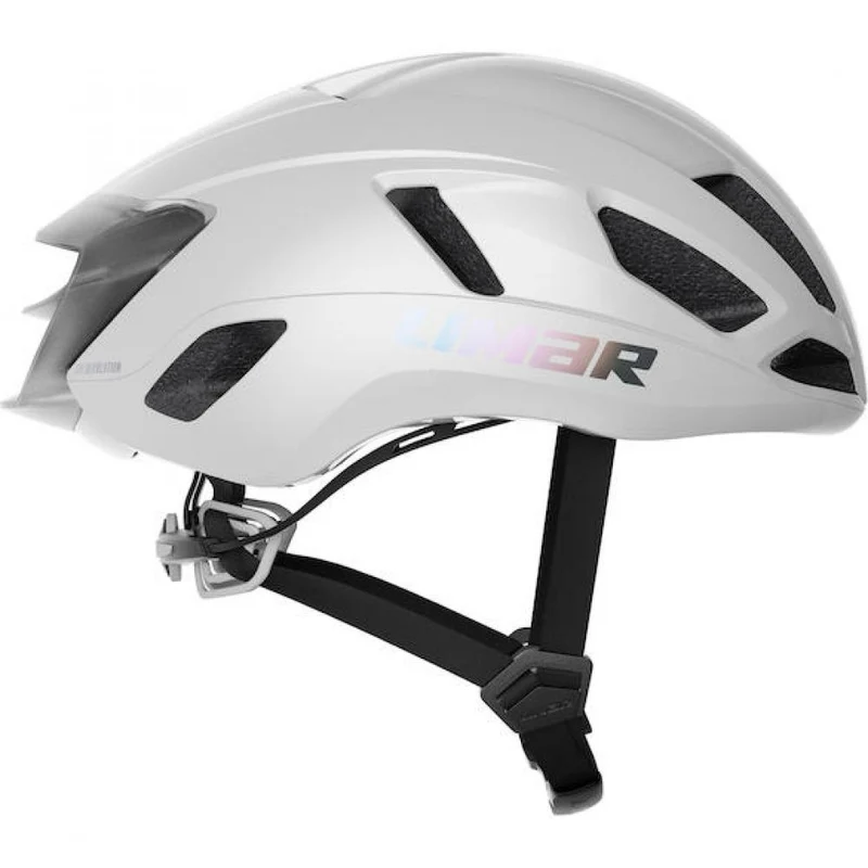 Limar Air Atlas Iridescent Matt White M Weiß - aerodynamischer Rennradhelm der aktuellen Generation