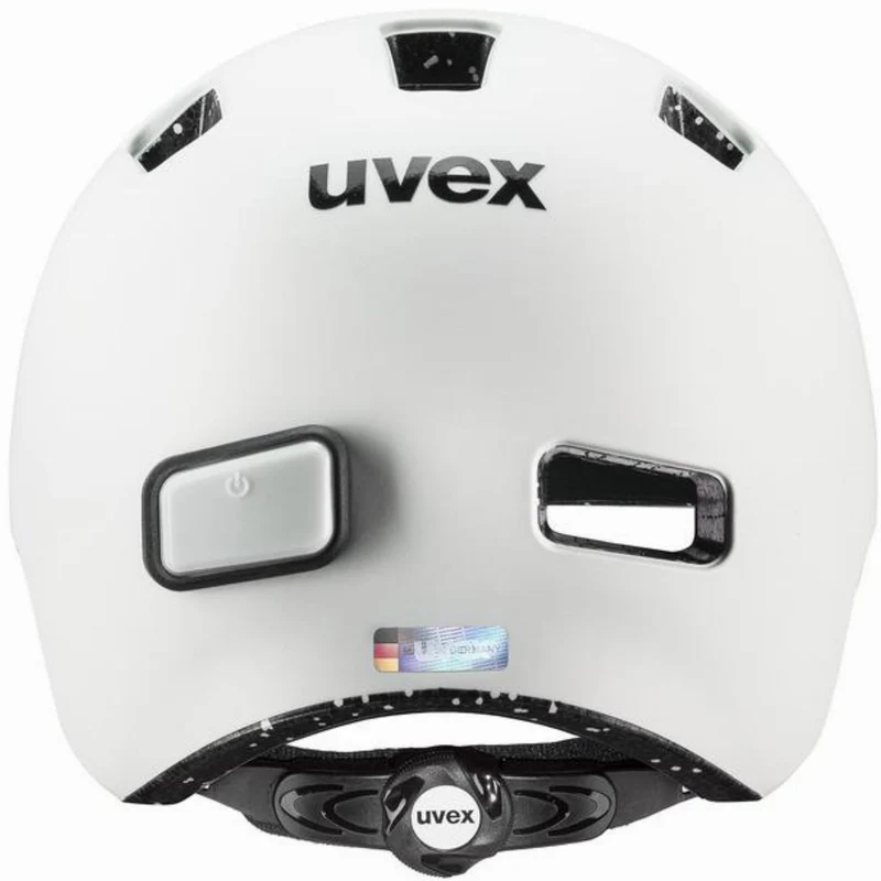 Uvex City 4 Helm white skyfall matt