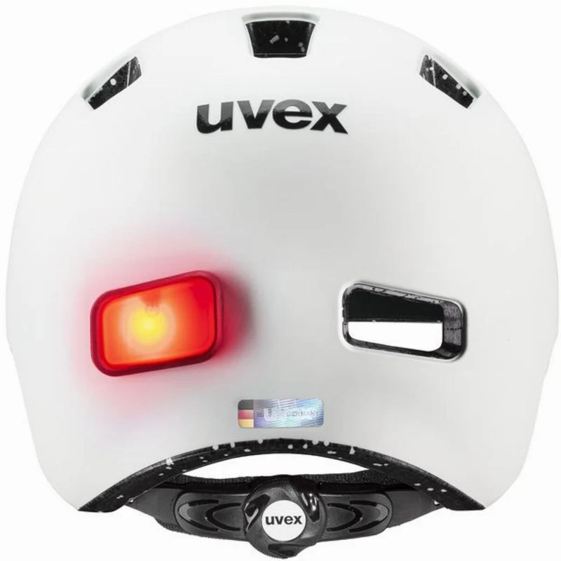 Uvex City 4 Helm white skyfall matt