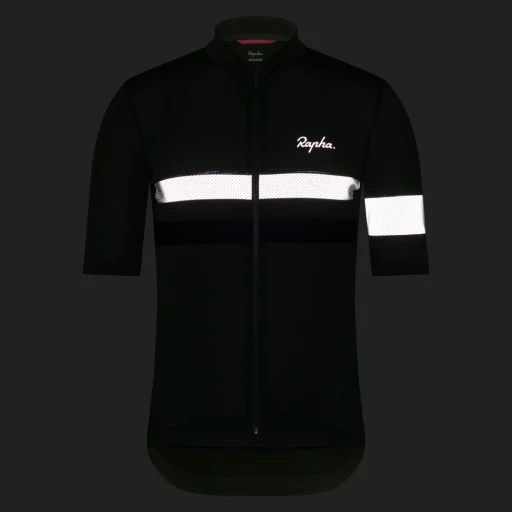 Rapha Herren Brebet Leichtgewicht Radtrikot Deep Olive/Dark Navy