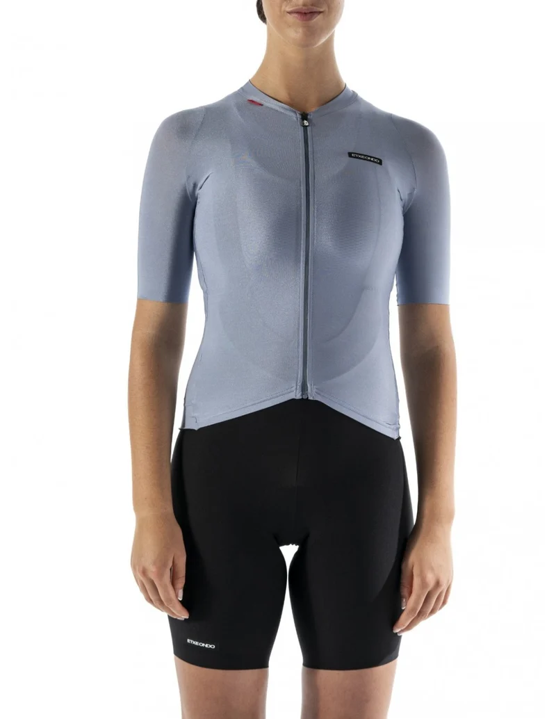 Alda Metallica Kurzarmtrikot Etxeondo Damen Grau Taupe