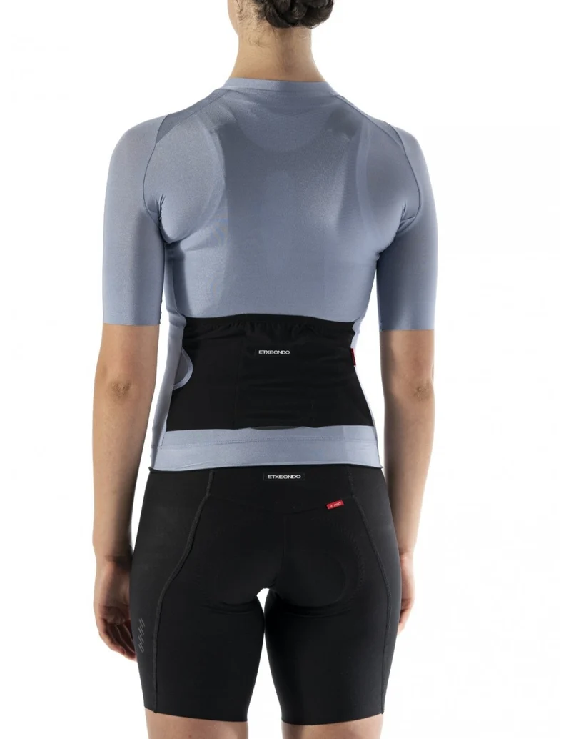 Alda Metallica Kurzarmtrikot Etxeondo Damen Grau Taupe