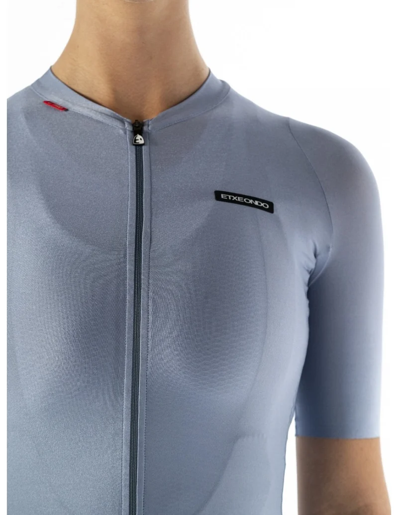 Alda Metallica Kurzarmtrikot Etxeondo Damen Grau Taupe