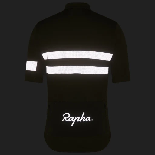 Rapha Herren Brebet Radtrikot Dark Khaki/Silver