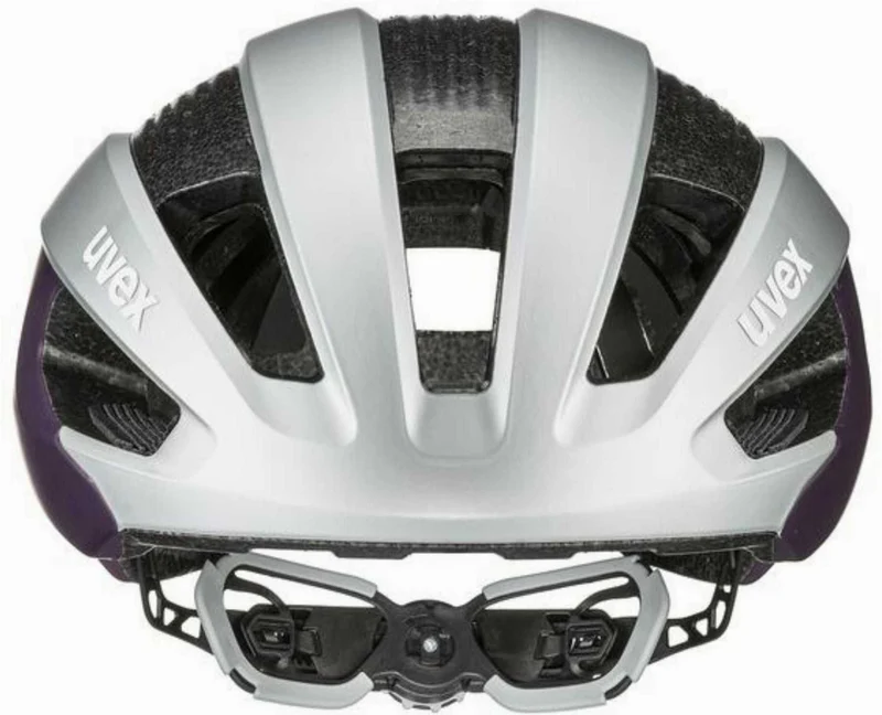 Uvex Rise CC Rennrad-Helm silver - plum matt