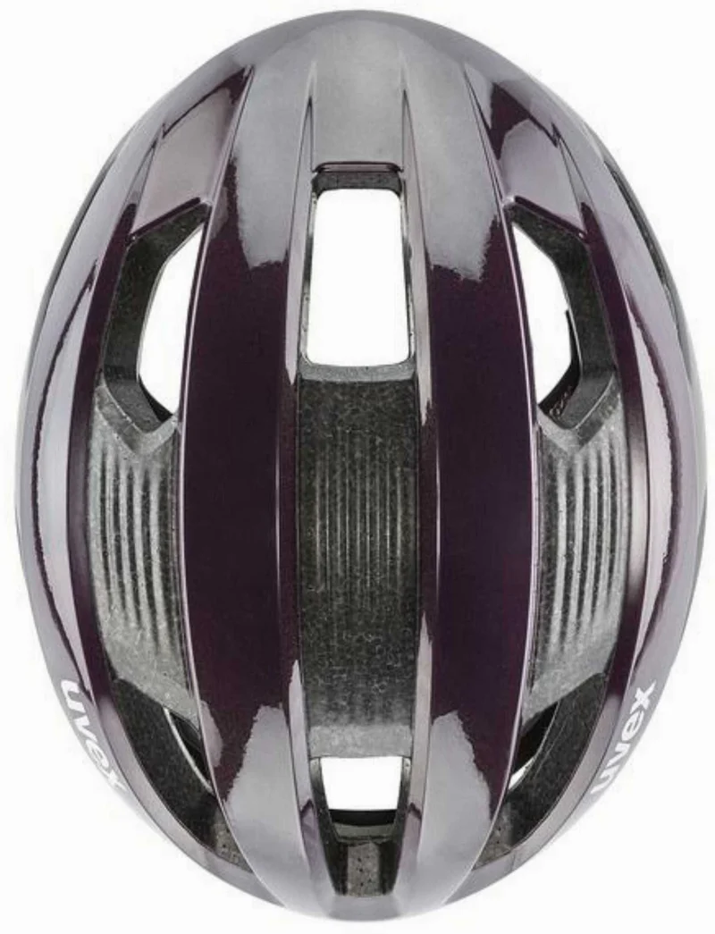 Uvex Rise CC Rennrad-Helm plum black matt