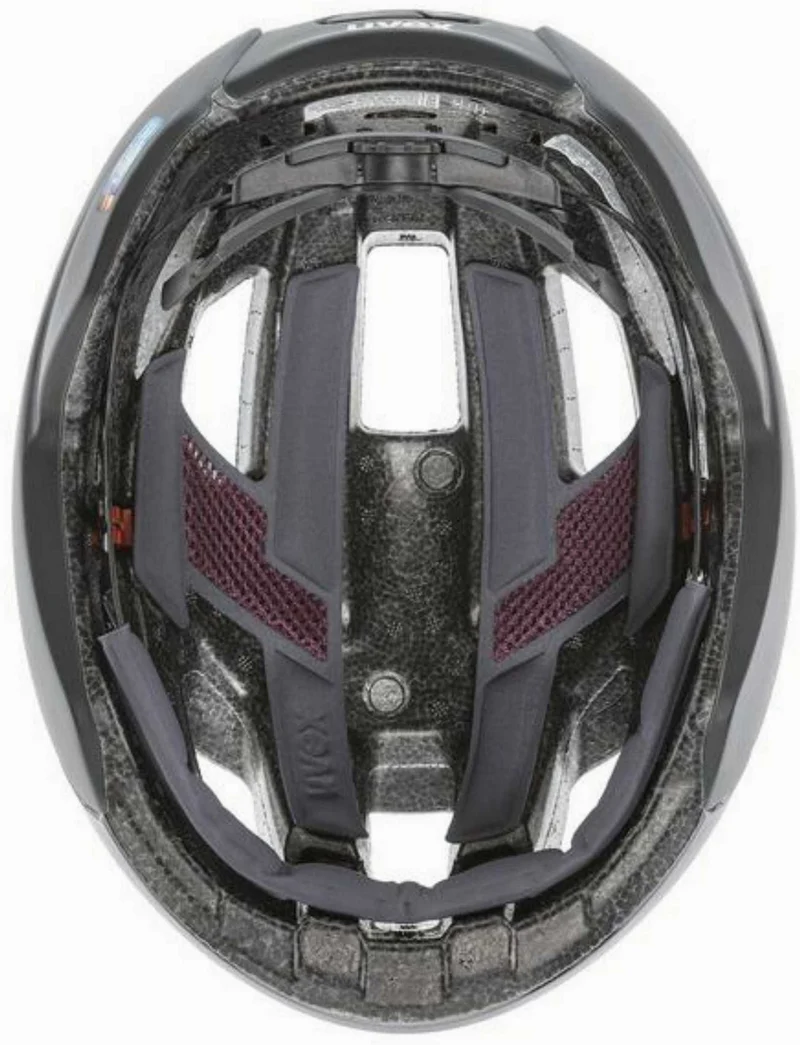 Uvex Rise CC Rennrad-Helm plum black matt