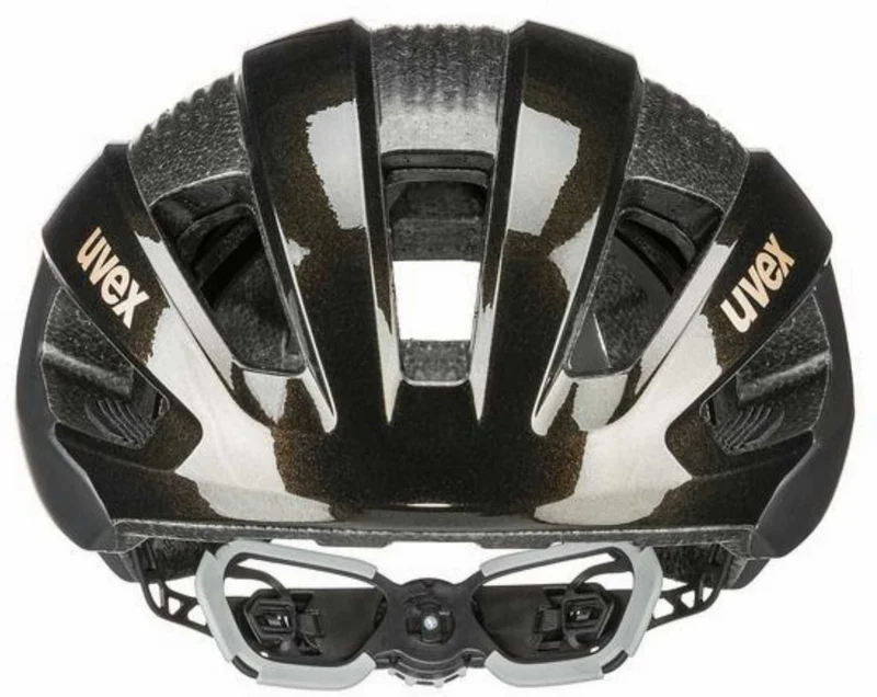 Uvex Rise CC Rennrad-Helm black - goldflakes matt