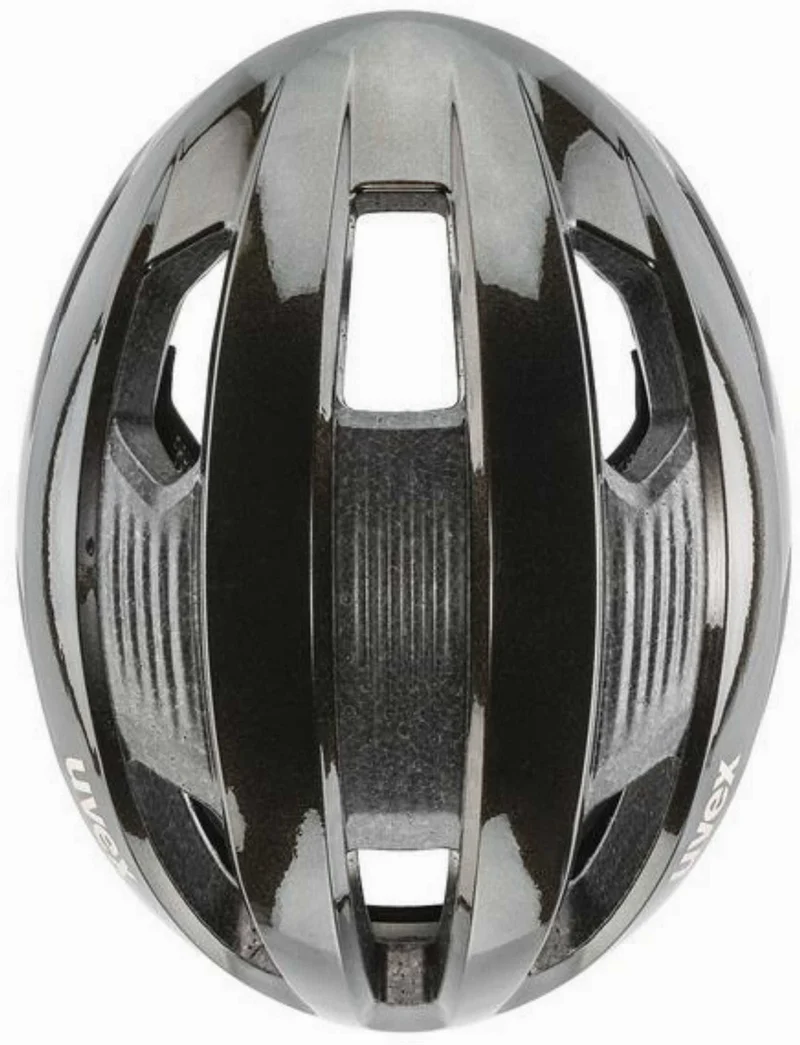 Uvex Rise CC Rennrad-Helm black - goldflakes matt