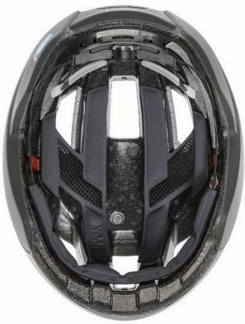 Uvex Rise CC Rennrad-Helm black - goldflakes matt