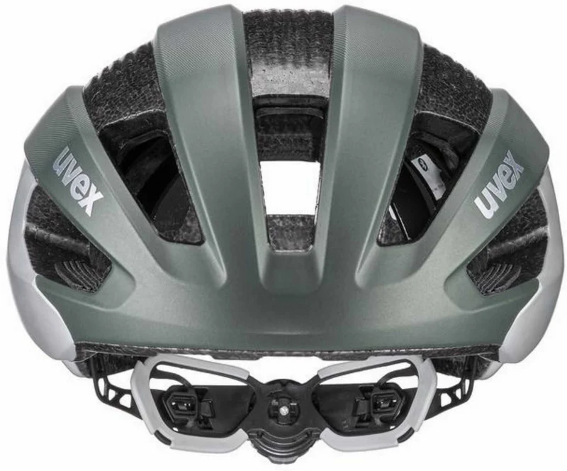 Uvex Rise CC Tocsen Rennrad-Helm irish green - silver matt