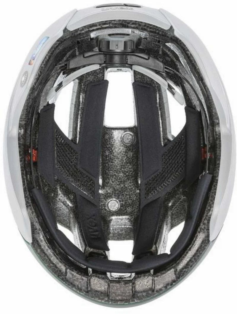 Uvex Rise CC Tocsen Rennrad-Helm irish green - silver matt