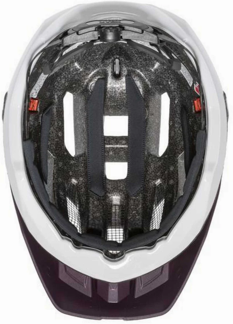 Uvex Quatro CC MTB-Helm plum - white matt