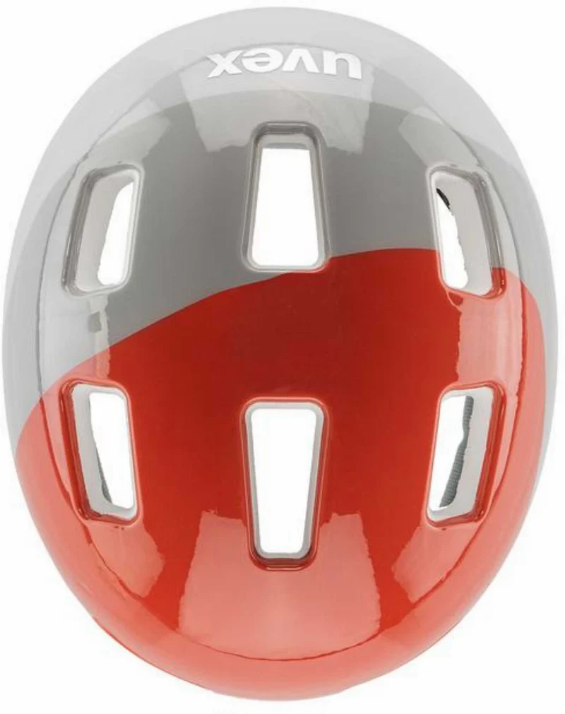 Uvex HLMT 4 Kinder-Helm grapefruit - grey