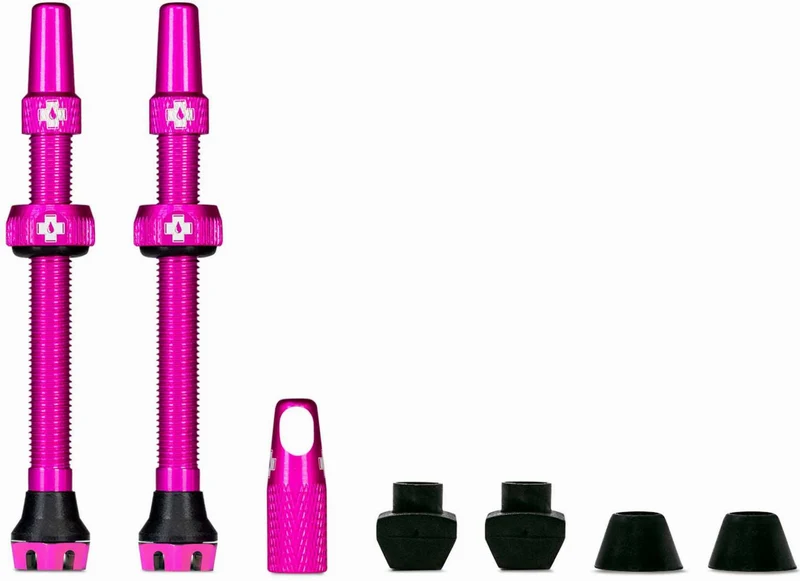 Muc-Off Tubeless Valve Kit V2 Universal for MTB & Road pink