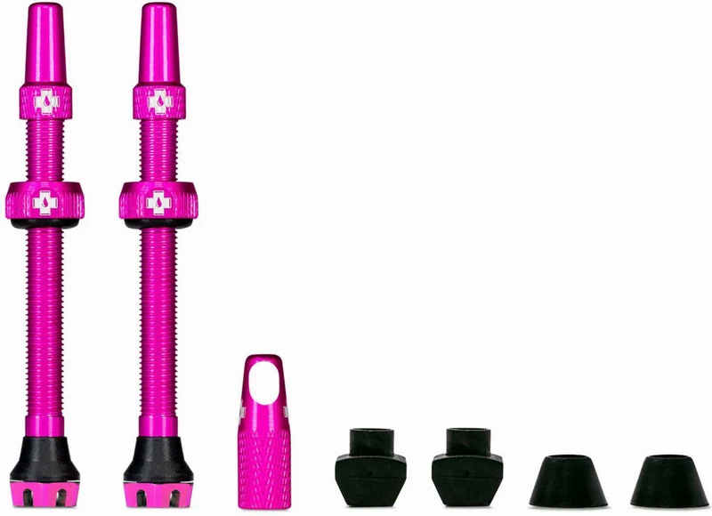 Muc-Off Tubeless Valve Kit V2 Universal for MTB & Road pink
