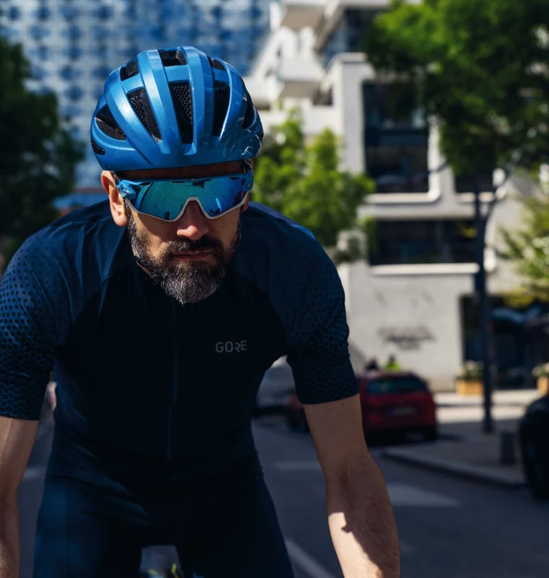 Abus Macator Rennrad-Helm shiny rose