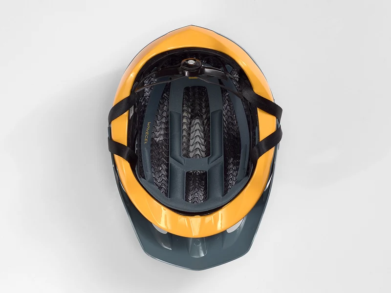 Bontrager Blaze WaveCel MTB-Helm battleship blue/marigold