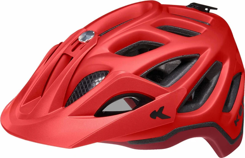 KED Trailon MTB-Helm crimson red merlot matt
