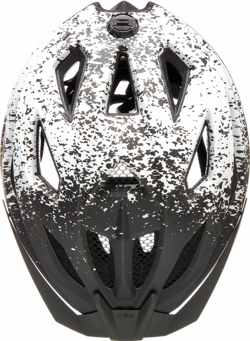 KED Street JR. Pro Kinder-Helm black white matt
