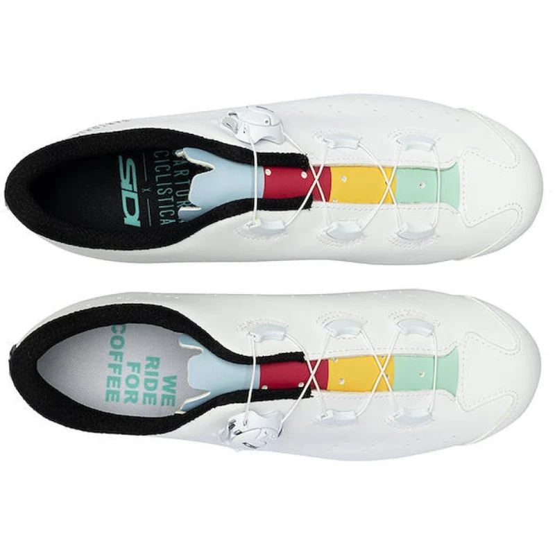 Sidi ROAD Laghee Sprinter white 41 weiß - leistungsstarker Rennradschuh mit Carbonsohle