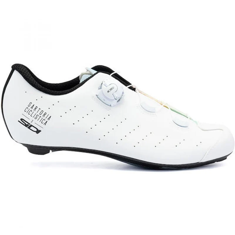 Sidi ROAD Laghee Sprinter white 44 weiß - Rennradschuh mit Carbonsohle und Präzisionsverschluss