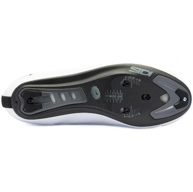 Sidi ROAD Laghee Sprinter white 44 weiß - Rennradschuh mit Carbonsohle und Präzisionsverschluss