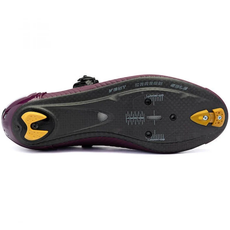 Sidi ROAD Wire 2S wine 46 weinrot - steifer Rennradschuh mit Carbon-Sohle