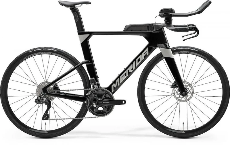 Merida TIME WARP TRI 5000 IV1 XS BLACK(TITAN) - aerodynamisches Triathlon-Zeitfahrrad