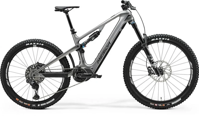 Merida eONE-SIXTY 8000 III1 XS Gunmetal-grau/schwar - leistungsstarkes E-MTB für anspruchsvolle Trails