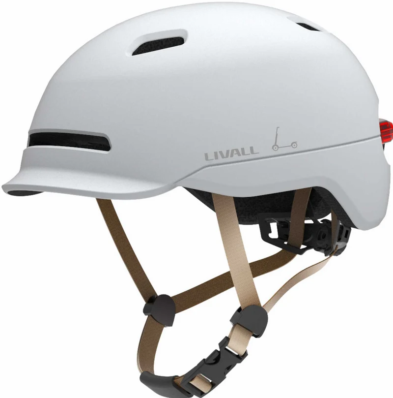 Livall C20 Smarter-Helm weiß