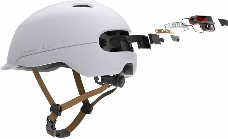 Livall C20 Smarter-Helm weiß