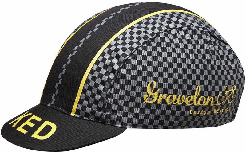 KED Gravelon Rennrad-Helm checkered flag