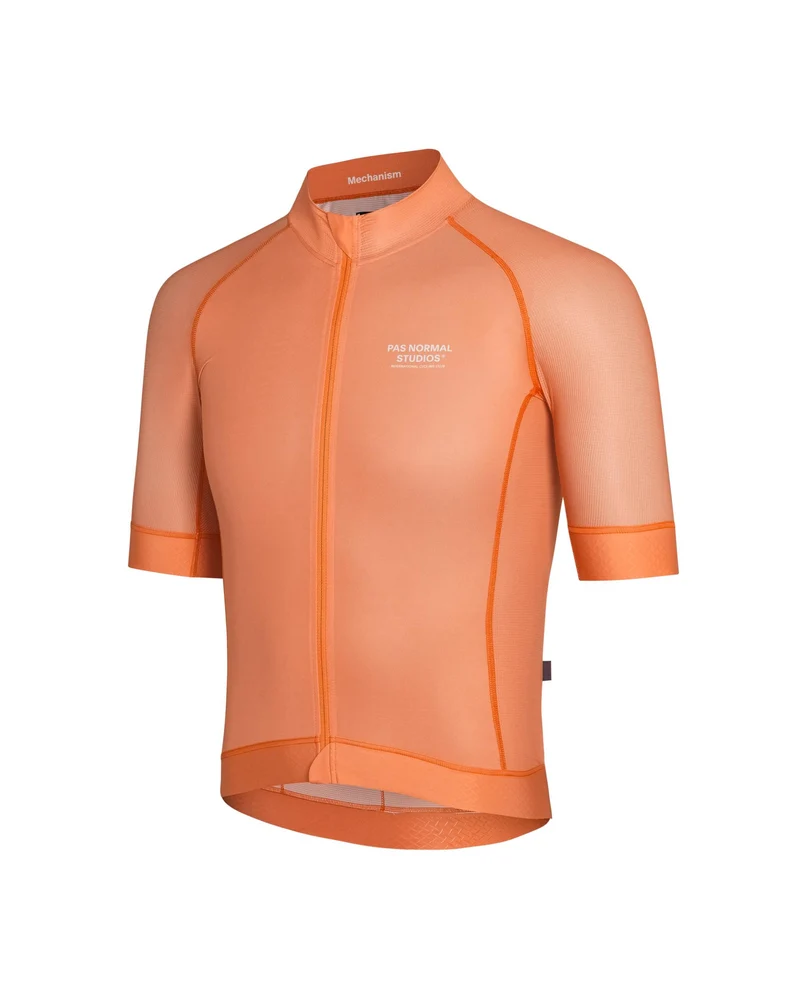 Pas Normal Studios Mechanism Kurzarm Trikot Herren Coral