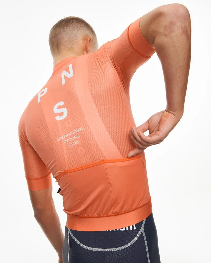 Pas Normal Studios Mechanism Kurzarm Trikot Herren Coral