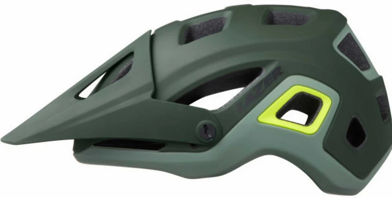 Lazer Impala Helm matte dark green flash yellow