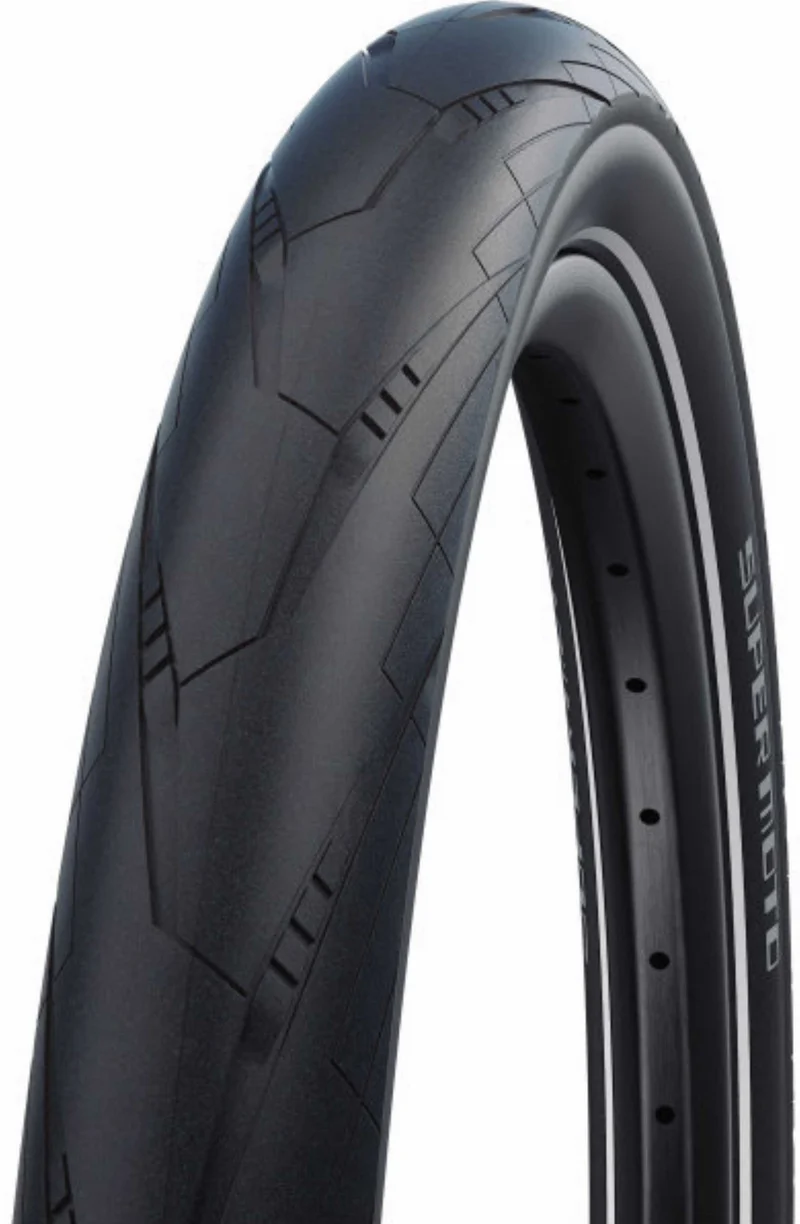 Schwalbe Super Moto Addix Performance Line, Tube, Drahtreifen 28" MicroSkin, DD, RaceGuard black-reflex