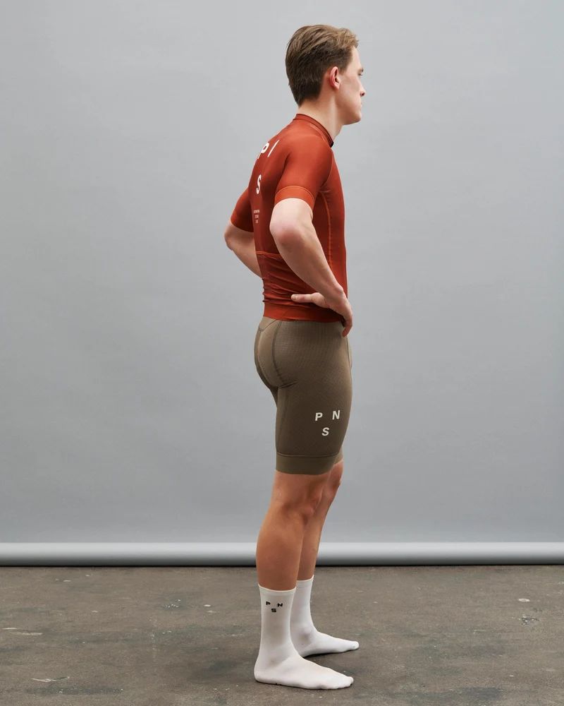 Pas Normal Studios Mechanism Kurzarm Radtrikot Herren Brick