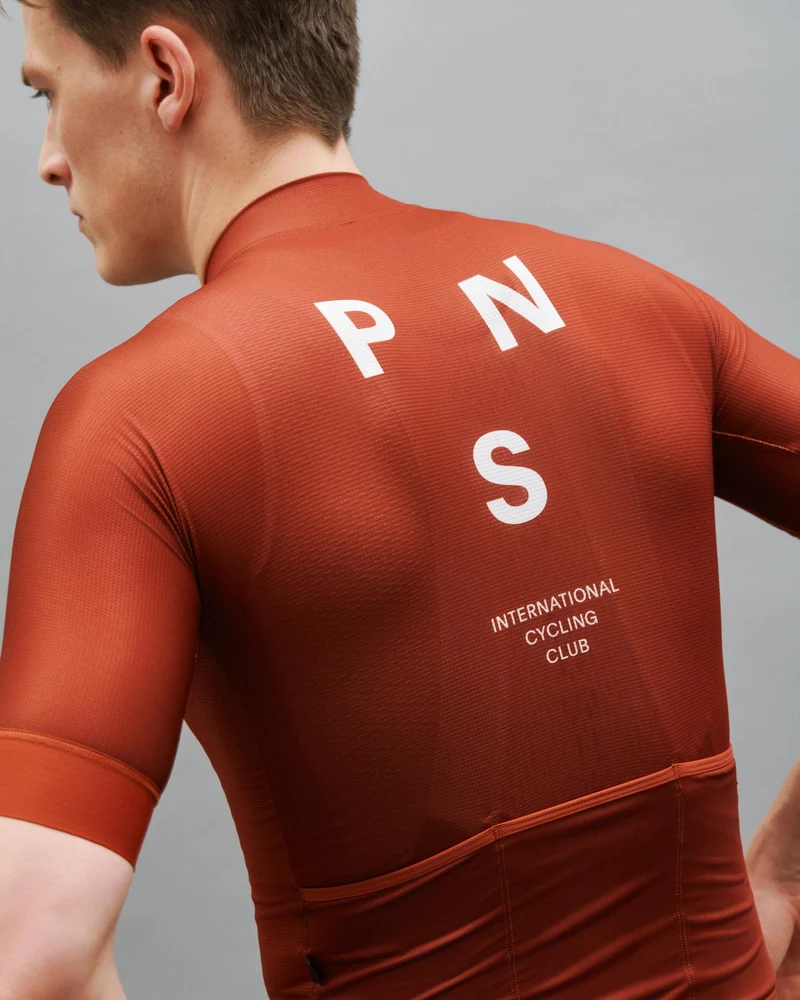 Pas Normal Studios Mechanism Kurzarm Radtrikot Herren Brick