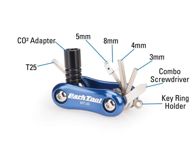 MT-20 Multitool Park Tool Blau