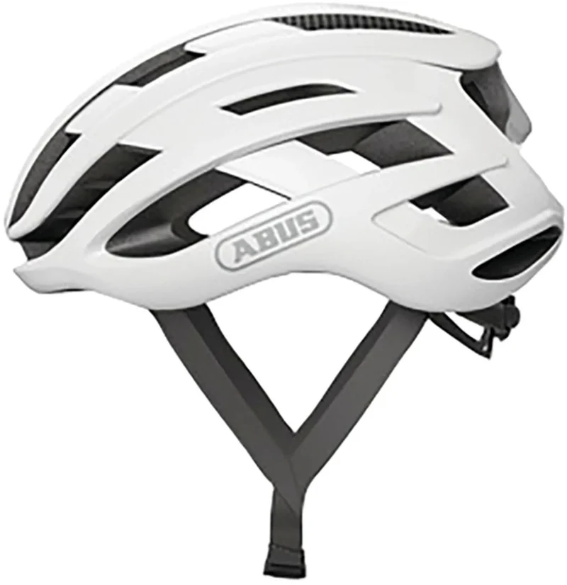 AirBreaker Rennradhelm Abus Polar Weiß Matt