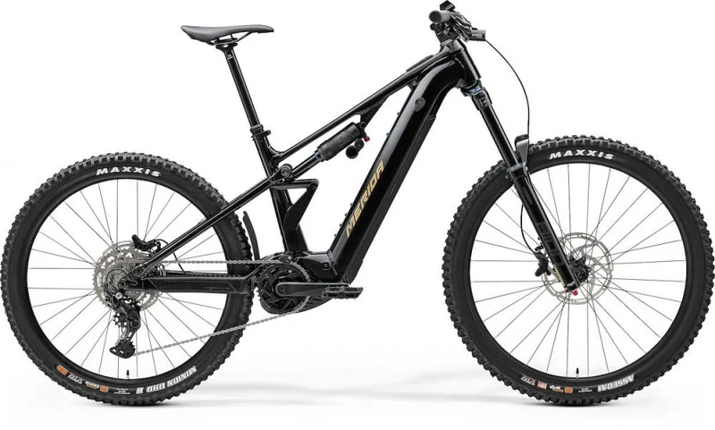 Merida eONE-EIGHTY 400 I1 glossy black(river) S Schwarz - kraftvolles E-MTB für Trail und Allmountain