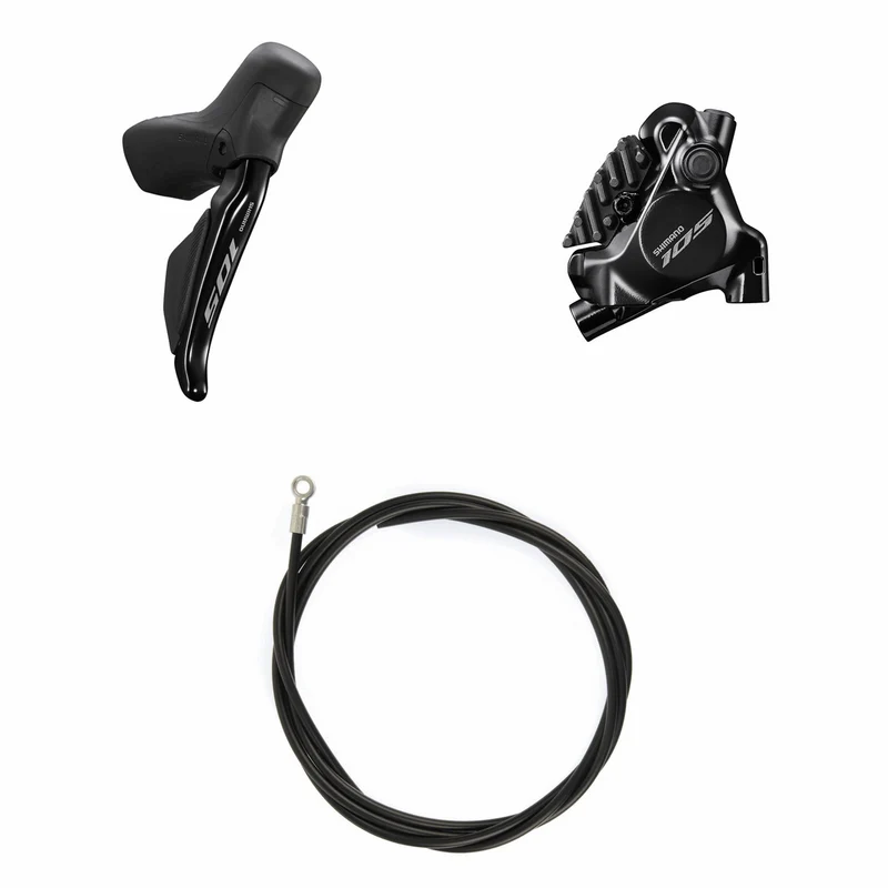 Scheibenbremsensatz Hintenrrad Shimano 105 ST-R7170 Schwarz