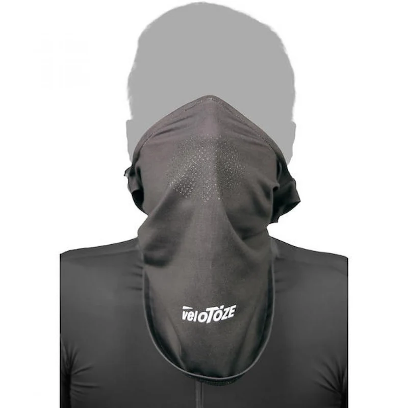 VeloToze Sturmhaube Balaclava schwarz One Size Schwarz - optimaler Kälteschutz für Radsport