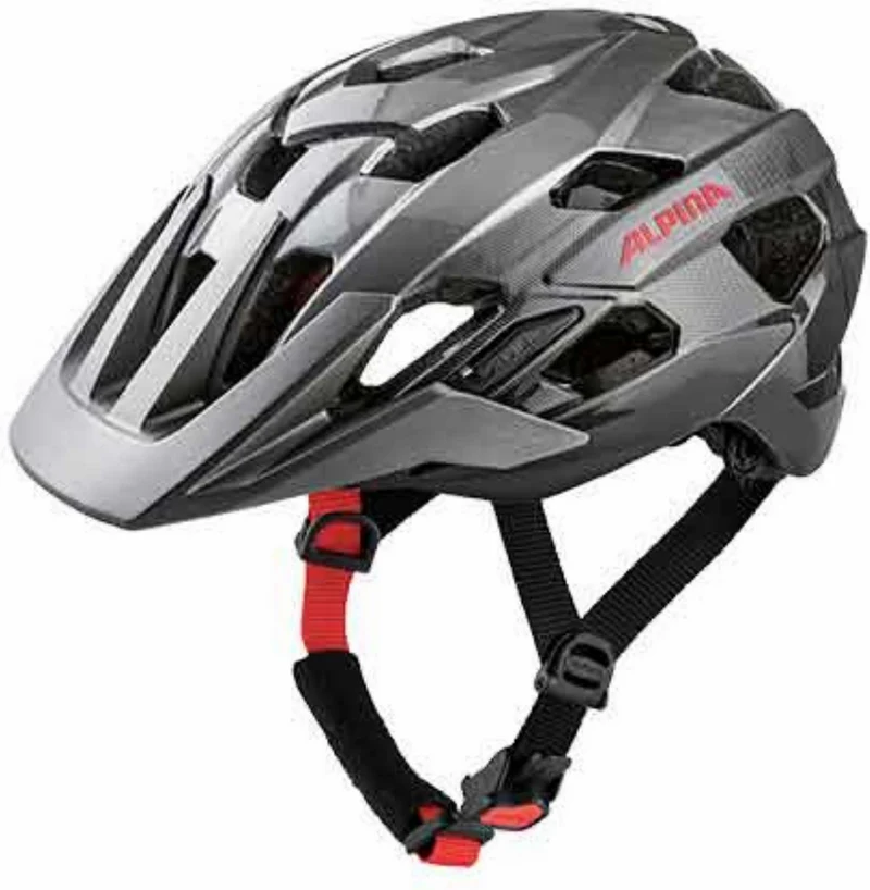 Alpina Anzana Helm darksilver-blk-red