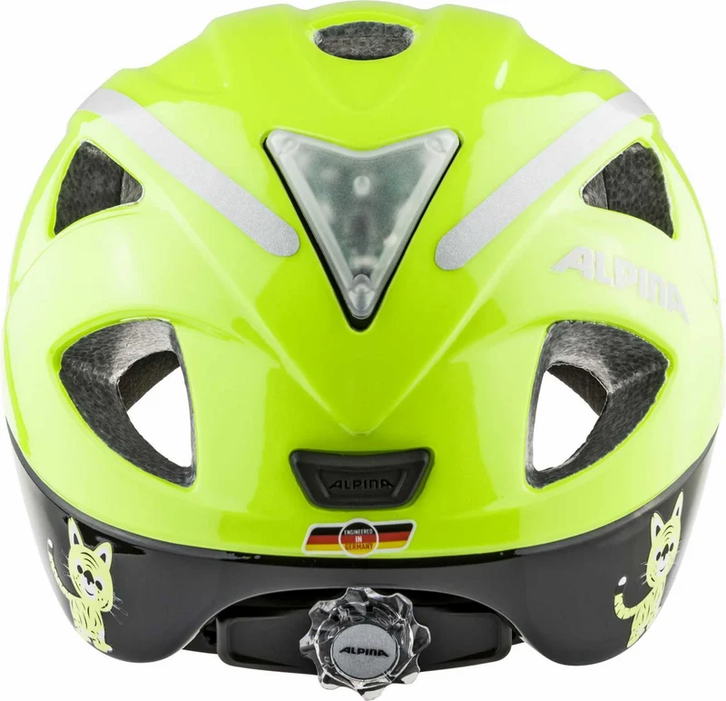 Alpina Ximo Flash Kinder-Helm be visible gloss